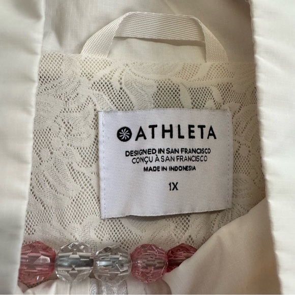 Athleta Sightseer Lace Jacket Magnolia White - Picture 4 of 15